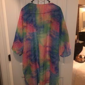 iHeartRaves Tye Die Kimono